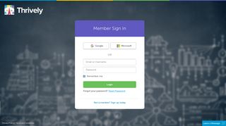 
                            1. Log In - Thrively