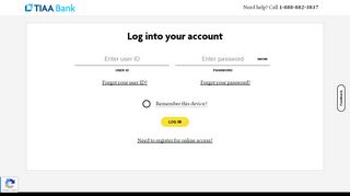 
                            3. Log in - TIAA Bank