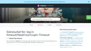 
                            7. log in timeout/feed/rss2/Login-Timeout - Viaplay Kundservice