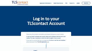 
                            5. Log in - TLScontact center - South Africa