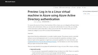 
                            11. Log in to a Linux VM with Azure Active Directory credentials | Microsoft ...