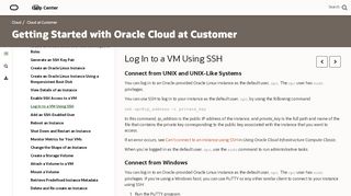 
                            12. Log In to a VM Using SSH - Oracle Docs