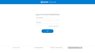 
                            2. Log in to access PandaCloud - Panda Security