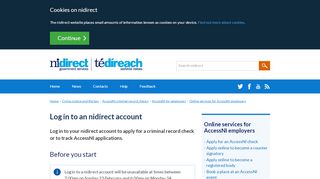 
                            7. Log in to an nidirect account | nidirect