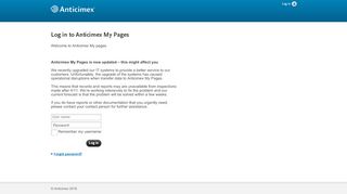 
                            6. Log in to Anticimex My Pages