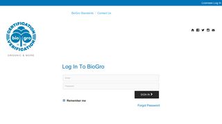 
                            1. Log In to BioGro