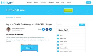 
                            1. Log in to Bitrix24 Desktop app and Bitrix24 Mobile app