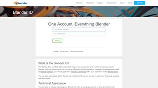 
                            3. Log in to Blender ID - Blender ID - blender.org
