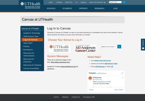 
                            4. Log in to Canvas - Canvas at UTHealth - UTHealth