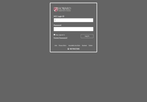 
                            11. Log In to Canvas - Howard Community College