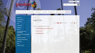 
                            11. Log in to... | City of Glendale, CA