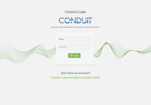 
                            5. Log in to Conduit