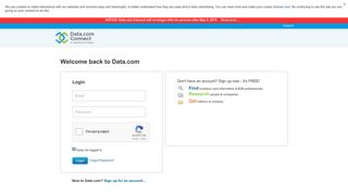 
                            10. Log in to Connect - Connect - Data.com