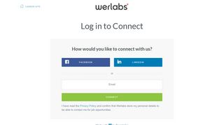 
                            13. Log in to Connect - Werlabs - Teamtailor