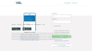 
                            12. Log In To CreditWise | Capital One