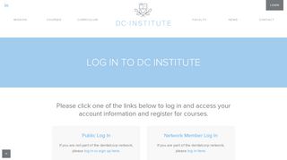 
                            10. Log In to DC Institute | DC Institute | Continuing Education ...