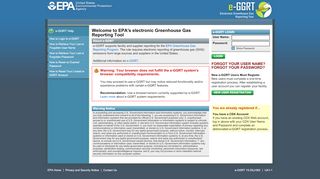 
                            9. Log in to e-GGRT - EPA