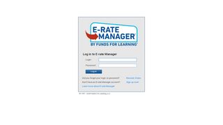 
                            5. Log in to E-rate Manager - Funds For Learning