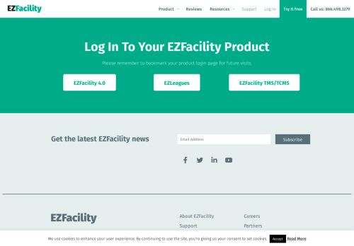 
                            3. Log In to EZFacility - EZFacility