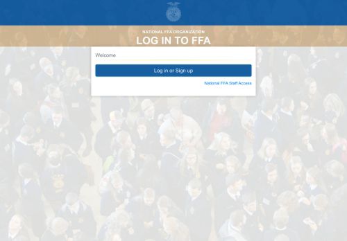 
                            1. Log in to FFA | National FFA Organization