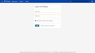 
                            8. Log in to FishEye 4.5.3