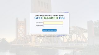 
                            3. log in to geotracker esi - CA.gov