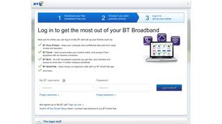 
                            3. Log in to get the most out of your BT Broadband - BT.com