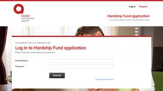 
                            9. Log in to Hardship Fund application