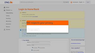 
                            12. Log in to Home'Bank | ING Belgium