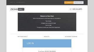 
                            4. Log In to IB Account - Zions Direct