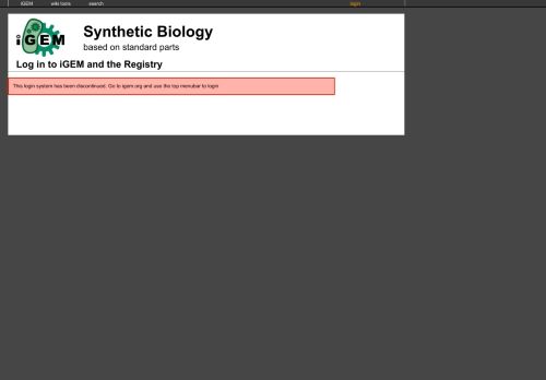 
                            1. Log in to iGEM and the Registry