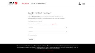 
                            12. Log In to IMA Connect • IMA Group - IMA.it