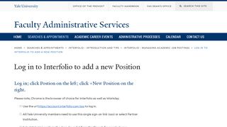 
                            12. Log in to Interfolio to add a new Position | Faculty ...