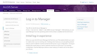 
                            12. Log in to Manager—ArcGIS Server Administration (Windows) | ArcGIS ...