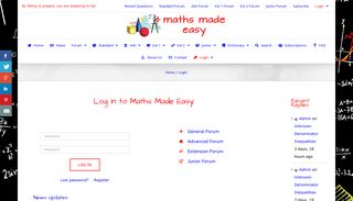 
                            1. Log in to Maths Made Easy - Login – maths made easy