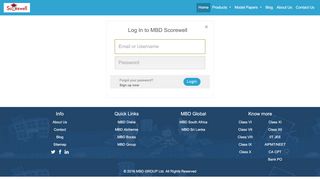 
                            12. Log In to MBD Scorewell