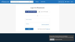 
                            9. Log In to MuseScore | MuseScore