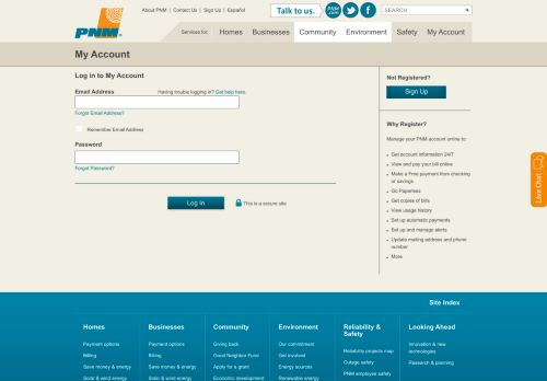 
                            7. Log In to My Account - PNM