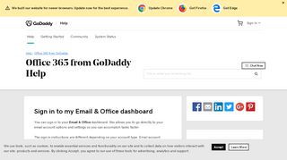 
                            7. Log in to my GoDaddy Office 365 Dashboard | Office 365 from ...