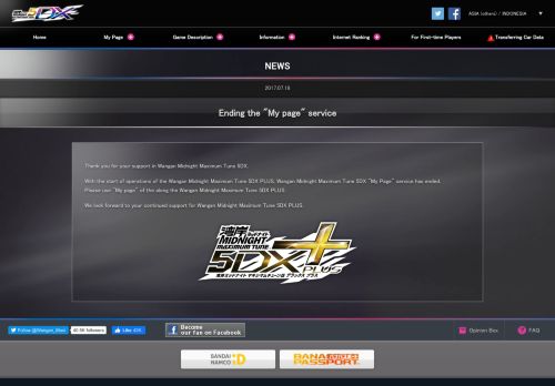 
                            7. Log in to My Page（INDONESIA） - WANGAN MIDNIGHT MAXIMUM ...