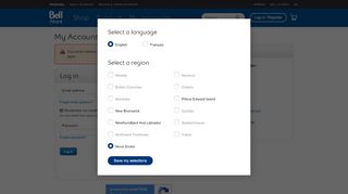 
                            1. Log in to MyBell - Bell Aliant For Your Home - My Account