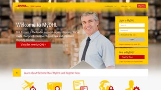 
                            7. Log in to MyDHL Express