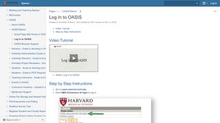 
                            10. Log In to OASIS - Education Computing - Harvard Medical School