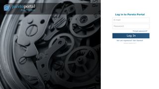 
                            12. Log in to Pareto Portal