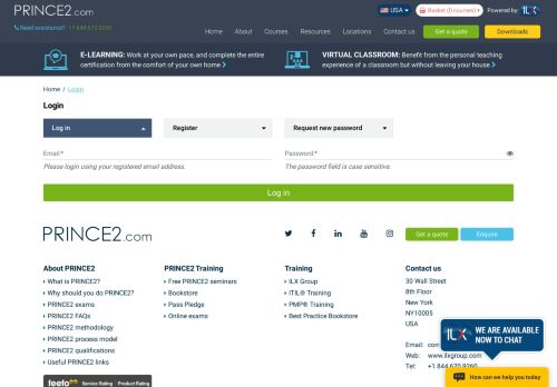 
                            12. Log in to PRINCE2.com as Part Of ILX Group | ZAR