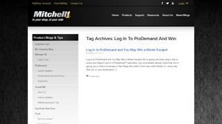 
                            3. Log in to ProDemand and Win Archives - Mitchell 1 ShopConnection