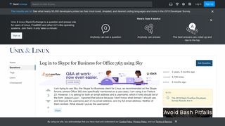 
                            11. Log in to Skype for Business for Office 365 using Sky - Unix ...