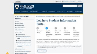 
                            9. Log in to Student Information Portal | Scholarships and Awards