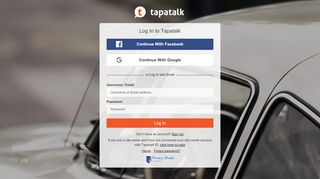 
                            5. Log In to Tapatalk