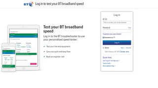 
                            4. Log in to test your BT broadband speed - BT.com